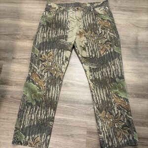 Vintage❤️ Real tree Camouflage Patterned Pants
